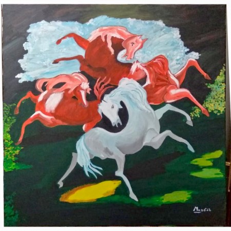 Spiriti liberi della Natura  (100x100)